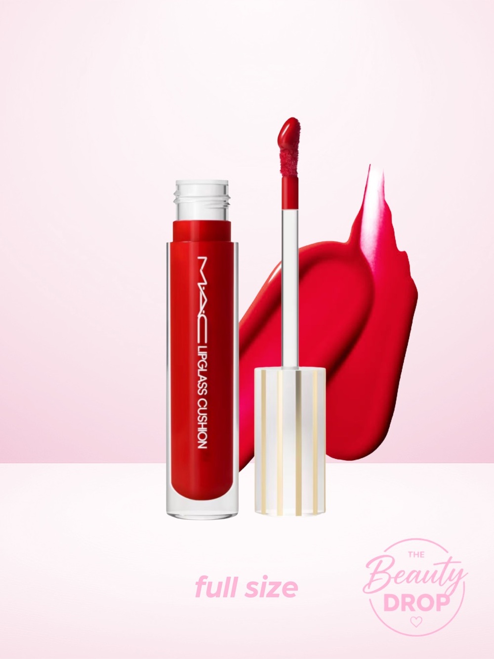 MAC Lipglass Cushion High-Pigment Lip Oil Tantrum